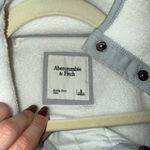 Abercrombie & Fitch  White and Gray Quilted Jacket Photo 1
