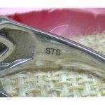 STS Chuck Clemency Sterling Silver & Pink Cocktail Statement Ring Size 11.5 Photo 8