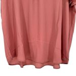 Zenobia  Solid Blush Button Tulip Flutter Sleeve Top Blouse size 2X NWT Mauve Photo 3