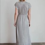 Baltic Born Athena Pleated Maxi Dress Silver Size XS New Photo 9
