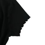 Reformation  Women's XS Black Cropped Lowen Tee Short Sleeve Casual Top Photo 7