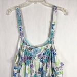 Avon Plus Size 3X Sleep Tank Top Blue White Lace Butterflies Stretch 140 Photo 6