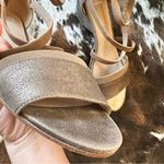 Eileen Fisher  Gold Metallic Gladiator Strappy‎ Heel Sandal Size 10 Boho Photo 6