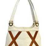 Vintage Ivory White Leather Criss Photo 0