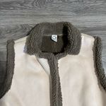 Anthropologie Akemi + Kin Women Cream & Gray Collared Sherpa Vest One Size Size undefined Photo 10