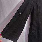 Kobakko (MR) Black Leather Suede Reversible Long Zip Up Jacket Size M Size M Photo 12