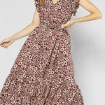 Outerknown  Canyon Midi Dress in Plum Wild Daisy Sz. S Photo 0