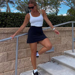 Vuori  Daily Crop Tank White Large Photo 0