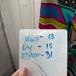 Pretty Young Thing Women’s Small Patterned Wide Leg Stretchy Pants Y2K 2000s Vin Photo 5