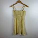 Faithfull the Brand NWT Linen Rodeo Dress Sz 6 Gingham Kivotos Yellow Tie Front Photo 6