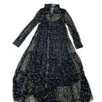 VICI  Exclusive X Fate Black Slip Dress Sheer Cover Long Sleeve Size XS Photo 0