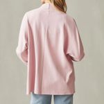 American Giant Women's French Terry Cardigan Size M Made In USA Pink Size M Photo 7