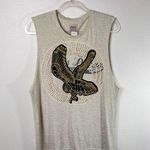 Furst of a Kind  NWT Vintage UNISEX Embroidered Eagle Knit Sleeveless Tank Top OS Photo 0