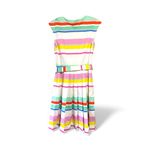 Kate Spade  Cape Belted Shirt Dress Size 8 Striped Photo 3