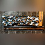 Halloween Pumpkins Stretch Headband Orange White And Black New Photo 2