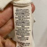 Free People  Cream Colorblock Quarter Zip Sweater Sz S Photo 6