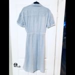 Susina pinstripe tie waist split skirt /coverup Size M Photo 3