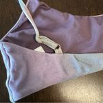 Malai Swimwear Bikini Top Purple Tie Dye Ombre Style Small Photo 4