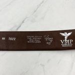 VMP Croc Embossed Genuine Leather Belt Strap Small (S) Made Italy ✨ Photo 6
