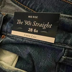 Abercrombie & Fitch  Curve Love Mid Rise 90s Straight Jeans 
Jean size 28/6R Photo 7