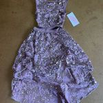 Sequined Dance Set New Purple Size XS Photo 1