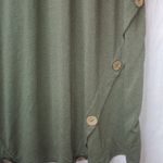 Misia Curvy 3X Olive Buttons Trim Top Plus Green Photo 5