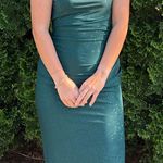 Windsor Kelly Cowl Neck Strappy Mermaid Glitter Formal Dress Photo 1