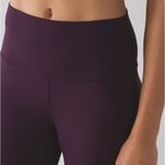 Lululemon Align Cropped 19” Black Cherry Leggings Women’s Size 4 Photo 3