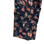 Snak Blazer Womens 10 Black Red Floral Quilted 100% Cotton Boho Indie Artisan Photo 7