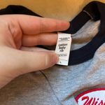 Los Angeles Apparel Wisconsin Grey and Navy Baby Tee Photo 4