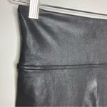 Spanx  black faux leather leggings women’s size medium‎ Shapewear casual punk Photo 2