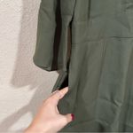 Reiss NWT NEW Cora Khaki Olive Green Structured Mini dress Photo 6