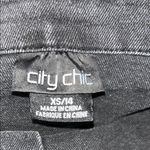 City Chic  Black Denim Overalls Photo 7