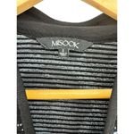 Misook Animal-Print Ottoman Jacket Women's Small Arctic Black Open Front Photo 5