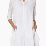Stella Carakasi Tiburon Tunic White Sz S Cotton Blouse Shirt Top Photo 9