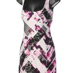 Monique Lhuillier  Sleeveless Square Neckline Knee Length Dress Photo 1