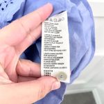 Cleobella Alma Embroidered Pointelle Mini Dress Sky Purple Size M Photo 3