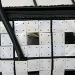 Vintage 80s Mother of Pearl Barrel Bag Black Photo 9