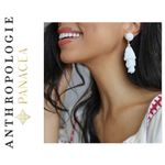 Anthropologie NWT  Panacea White Beaded
Earrings Photo 1