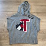 Tommy Hilfiger NWT  Jeans Sleeveless Cropped Hoodie Sweater Size S Photo 1