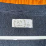 Maurice's Deep Blue V-Neck Short Sleeve Topsz large Photo 1