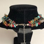 Navajo Multi Stone Chips Necklace Blue Photo 4