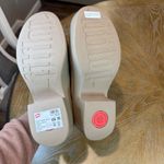 FitFlop  NEW Platform Suede Heeled Mules Taupe Size 10 Photo 6