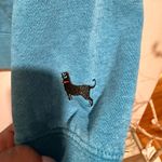 The Black Dog  Teal Hoodie with Dog Design Photo 7