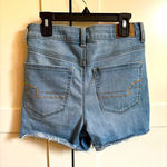 American Eagle  Jean Shorts Super High Rise Shortie Size 6 Photo 1