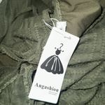 None Boho Green Women's Dress size large new with tags Photo 5