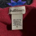 Ruff Hewn Red Sweater Zip-Up Photo 6