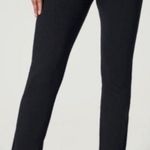 Spanx The Perfect Black Pant Backseam Skinny Ankle High Rise Slit Hem Pull On XS Photo 0