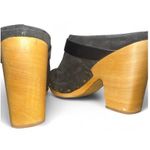 Veronica Beard Black Suede leather Dacey mule clogs 9.5 Photo 6