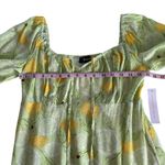 Modcloth Picnic in Paradise Babydoll Dress Dandy Floral Mint Women’s sz Medium Photo 2